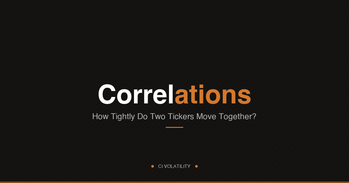 Correlations