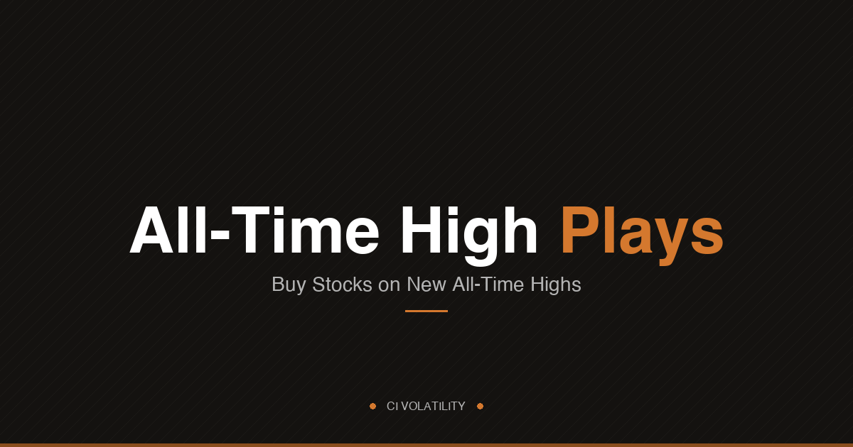 All-Time High Plays