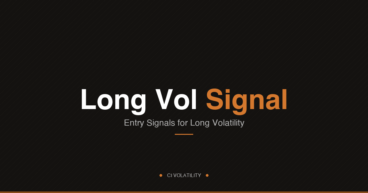 Long Vol Signal